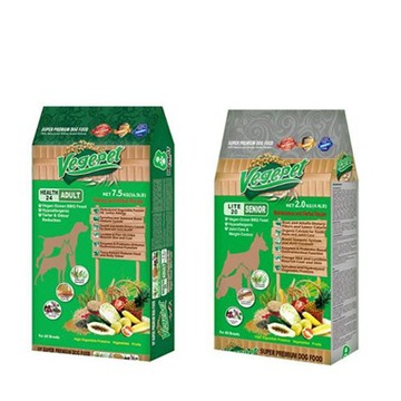 VegePet 【2入組】-VP專業級狗食-HVP．蔬果．海洋/碳烤BBQ《成犬｜老犬》 2KG(4.4LB)(狗主食/狗乾糧/狗飼料)