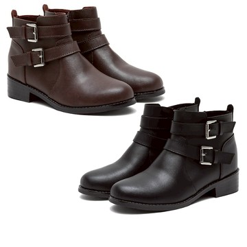 【白鳥麗子】MIT 靴子 低跟短靴 粗跟低跟靴 女生短靴 女靴 靴子 店長推薦