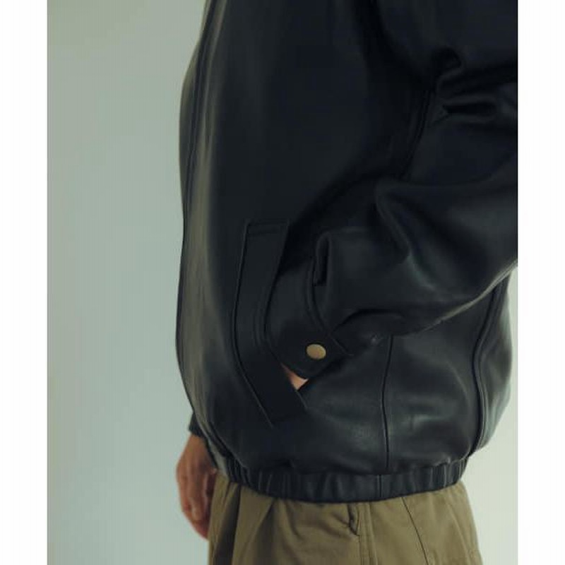 アイテムズアーバンリサーチ（メンズ）】ラムレザー ZIP UP