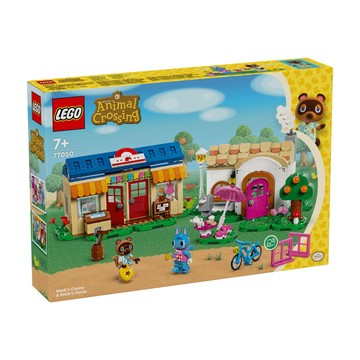 LEGO 動物森友會系列 77050 Nook商店與彭花的家(扮家家酒 任天堂 兒童玩具 積木)