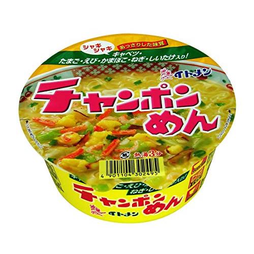 イトメン カップチャンポンめん 84g ×12袋