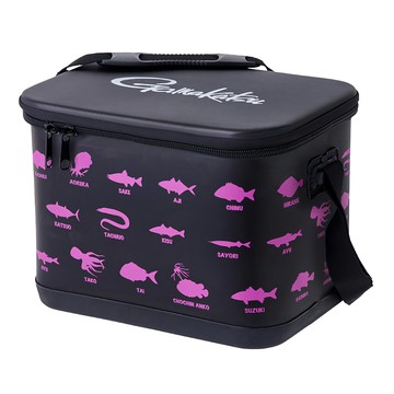 Gamakatsu 肩背式置物箱 GM-2582 EVA材質  230 x 320 × 250mm  黑色 + 紫色