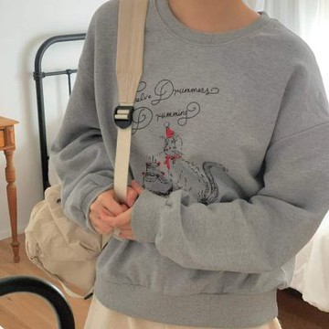 正韓女上衣 刷毛長袖T恤FIE1150-創翊韓都