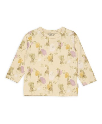 文雅長頸鹿-長袖上衣74cm