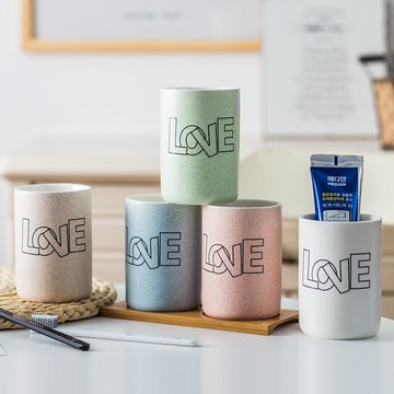 簡約刷牙杯洗漱杯創意漱口杯情侶牙刷杯牙缸結婚送禮洗漱刷牙杯子