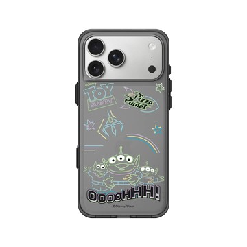 iPhone 17 Pro Max Clear (相機按鈕) 酷墨灰 - 迪士尼-玩具總動員 Toy Story - Oooohhh 霓虹世界