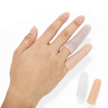 【JHS杰恆社】跨境專供4只矽膠手指腳趾保護套防磨寫字受傷手疼abe45