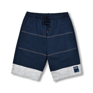 KINGO男款｜深藍配色抽繩休閒短褲611308