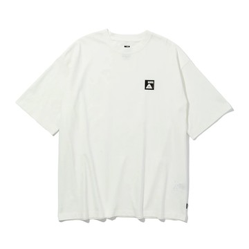 日本限定POLER SUMMIT TEE 山形眼LOGO 寬鬆版型短袖T恤 白 - L