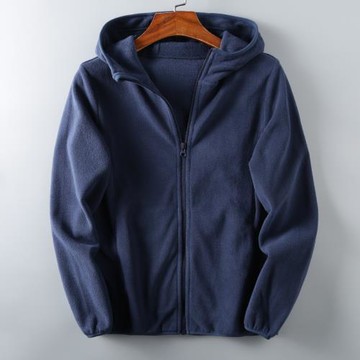 外貿尾單大牌剪標秋冬戶外基礎百搭開衫衛衣搖粒絨連帽夾克外套潮