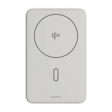 MAGEASY MagPower Qi2 支架款磁吸行動電源 10000mAh Type-C 原廠保固  MCG10M281WH24  白色