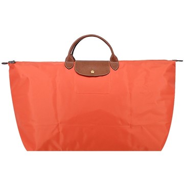 LONGCHAMP LE PLIAGE系列摺疊旅行袋(中/橙)1625-089-P85