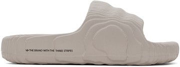 adidas Originals 棕色 Adilette 22 拖鞋
