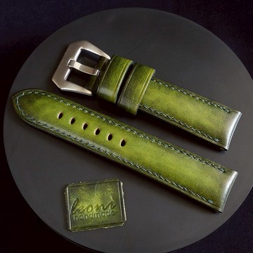 沛納海的綠色表帶 PAM風格的表帶 橄欖色的表帶