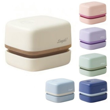 【SONIC】電動桌面迷你吸塵器 紙屑/橡皮擦屑專用 日本文具 | 實拍開箱 | 媽咪愛