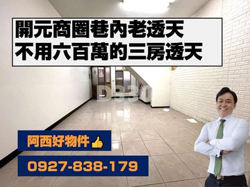 小資族首選開元商圈超俗透天｜台南市北區長勝北街