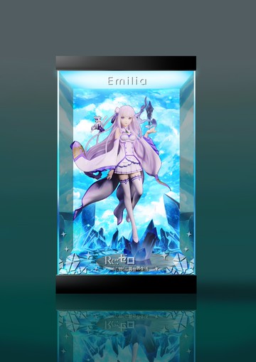 【移不動】AlphaOmega AO RE:0   艾米莉亞 帕克 專用LED 展示盒