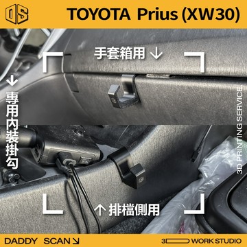 【老爸印印】TOYOTA Prius 3代 XW30 內裝掛勾 排檔掛勾 手套箱掛勾 椅背掛勾 收納 車內掛勾 車用掛勾