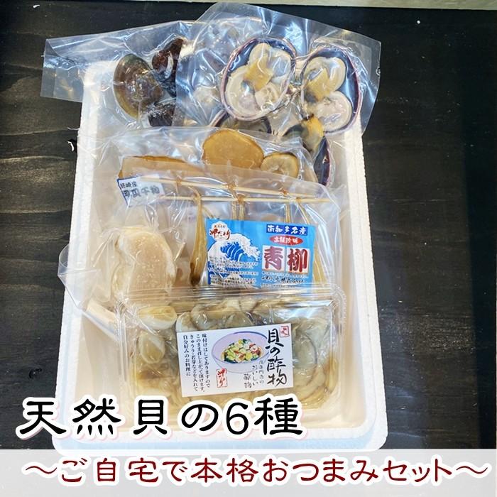 天然貝の６種 〜ご自宅で本格おつまみセット〜 (愛知県産）送料無料