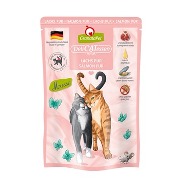 (預購) GranataPet 葛蕾特 精緻食光貓餐包-11號純鮭魚 85g (PET321)