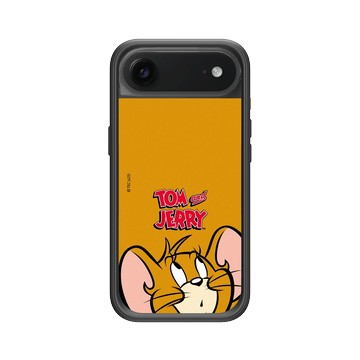 iPhone Air Mod NX -邊框背蓋組合 (相機按鈕) 黑 - 湯姆貓與傑利鼠 Tom and Jerry - 大臉傑利鼠