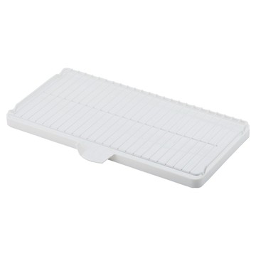 FREIZ 和平 雙面式碗盤餐具瀝水盤  38.5 x 21 x 3cm  白色  1個