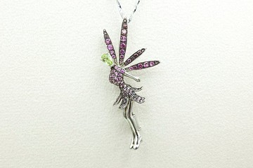 橄欖石精靈墜飾胸針