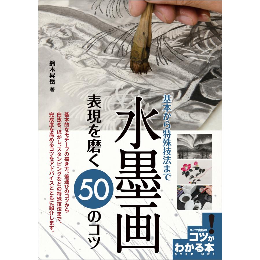 水墨画 表現を磨く50のコツ基本から特殊技法まで