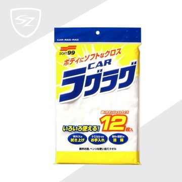 SOFT99 汽車抹布-12入裝