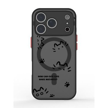 17PRO新款適用于蘋果iphone17magsafe磁吸手機殼16plus可愛15pro簡約13mini全包12貓咪11promax防摔xr磨砂女