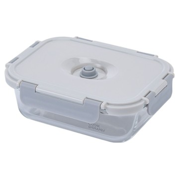 cook power 鍋寶 鎖氧系列 抽真空玻璃保鮮盒 不含真空棒 580ml  1個  1 個容器 + 1 個蓋子