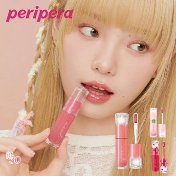[快速出貨]【peripera】晶亮水光唇釉 4g 水光感唇彩 多色任選 冰糖唇釉