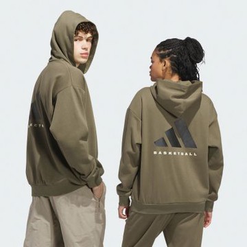 【adidas 愛迪達】 BASKETBALL SPACER 連帽上衣 男/女 JV6115