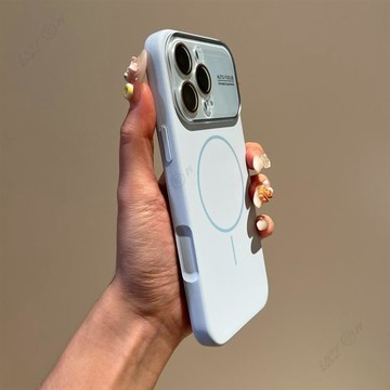 【Upton】magsafe 磁吸 大視窗 自帶 鏡頭膜 液態矽膠手機殼 適用iphone17 16 15 14 pro