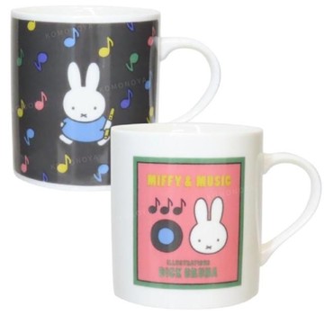 小禮堂 米飛兔 陶瓷馬克杯 (MIFFY＆MUSIC)