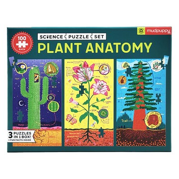 mudpuppy 科學拼圖 植物解剖學  300片  1盒