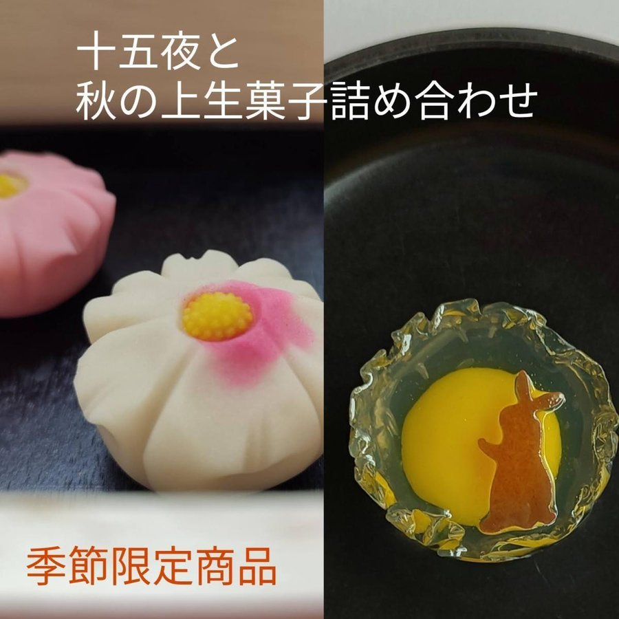 お月見 十五夜 敬老の日 練りきり 錦玉羹 上生菓子 月うさぎ 秋の上生菓子 アマビエ様も入ります。 詰め合わせ12個入 ご贈答用化粧箱入り 通販  LINEポイント最大0.5%GET | LINEショッピング