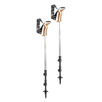 LEKI Jannu 膠握把鋁合金快扣 登山杖 90-125cm 65222361 (單支)