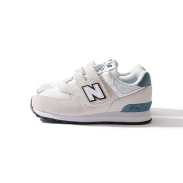 New Balance 574 童鞋 中童 米藍色 經典 標誌 舒適 休閒鞋 P5746WH
