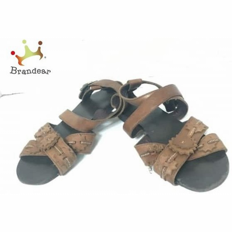 スナオクワハラ Sunao Kuwahara サンダル レディース ダークブラウン レザー スペシャル特価 0717 通販 Lineポイント最大0 5 Get Lineショッピング