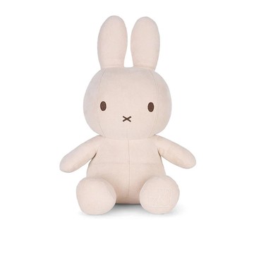 荷蘭 BON TON TOYS｜Miffy米菲兔麂皮填充玩偶-70週年限量版 米色 35cm