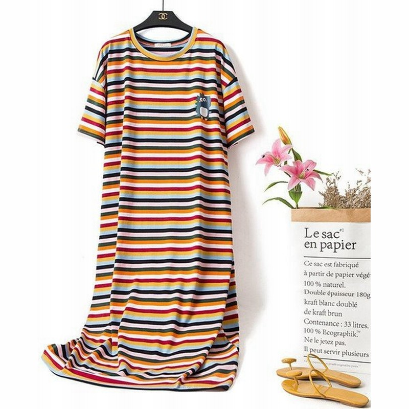 パジャマ レディース ワンピース パジャマ 半袖 夏 パジャマ ネグリジェ ロングtシャツ かわいい パジャマ ゆったり ルームウェア 部屋着 寝巻き 通販 Lineポイント最大get Lineショッピング