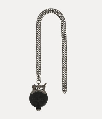 Vivienne Westwood Lighter Chain Black Brass Zinc Dark Chai Unisex