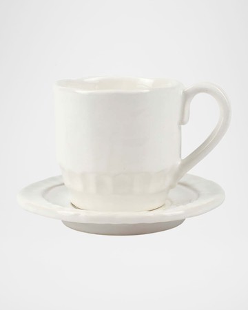 Pietra Serena Espresso Cup & Saucer, 4 oz.