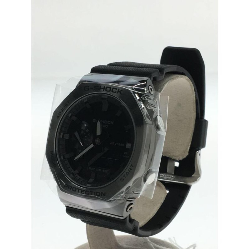 CASIO◇クォーツ腕時計_G-SHOCK/デジアナ/ラバー/BLK/BLK | LINE 