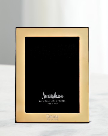 Tiffany Plain 24K Gold-Plated Personalized Picture Frame, 8x10