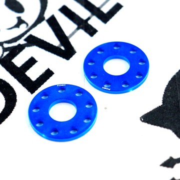 POSH | 鋁合金九孔墊片 九孔 墊片 彩色墊片 M10 10MM 藍色