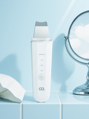 OA Aqua Peeling Galvanic Massager Blackhead Dead Skin Cell Sebum Remover Device