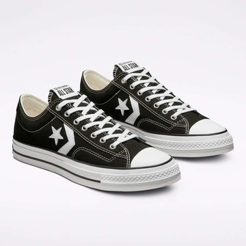 CONVERSE STAR PLAYER 76 OX BLACK/VINTAGE WHITE 男女 休閒鞋 A01607C