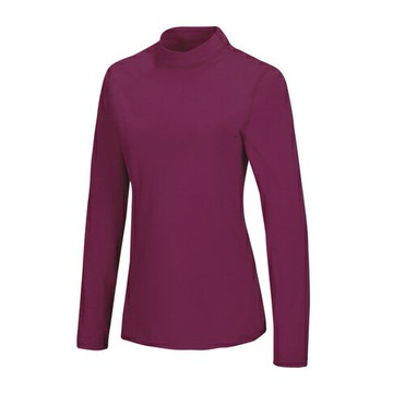 【【蘋果戶外】】山林 52K06 94 葡萄紫 女 Polygiene 小立領抗菌保暖衣 吸濕透氣抑菌消臭 秋冬 Mountneer